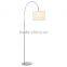 2017 hotel decorative unusual metal best craft floor lamp with linen shade good for inn decor high end standing reading lamp