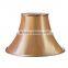 wholesale mass produce gray silk waisted round lamp shade good for shell table lamp