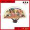Fancy color paper custom bamboo hand fan