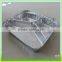 Disposable 3 Compartments Aluminum Foil Food Tray With Lid