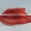 Red gauze flapper style cloche retro hat for women