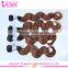 2015 Wholesale 6A Grade 100% Unprocessed Ombre Color Virgin Malaysian Body Wave Nina Hair