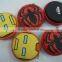 GC--Black pu eva earplug case nylon EVA earplug bag with net