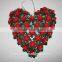2015 new rose shade flower wreath wedding decoration
