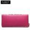 Designer Leather Clutch Wallets Long Purse Zipper for Women
