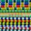 red, brown, white Stripe color PVC tarpaulin