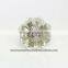 Large Clear Glass Dresser Drawer Pull, Kitchen Cupboard Handle or Wardrobe Door Knob, Glass Melon Decorative Cupboard Knob and D