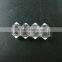 23*13mm Transparent Natura Crystal Quartz Half Hole Drilled Pendant Charm DIY Jewelry Findings Supplies 4140009