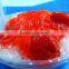Double pans thailand style roll fry ice cream machine with flat table