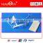 Clear Transparent Sanitary Mask with PERMANENT & DOUBLE SIDED Anti-Fog Shield