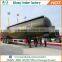 2017 China hot sale 3 axles stainless steel tank trailer 46cbm bulk cement semi trailer