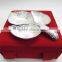 Gift and crafts handmade silver plated brass decorative bowl with embossing designs