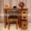 Modern Design Home Furniture Solid Wooden study desk, pine study table study computer table desk cabinet