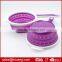 silicon kitchenware strainer silica gel strainer collapsible strainer