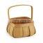 Linyi Manufacturer Supply Handmade Cheap Wooden Fruit Basket With Handle