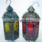 Silver metal lantern for wedding decoration