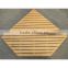 Natural solid wood mat/high quality wooden design mat/bathroom mat/wooden treadboard