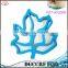 Promotional free gift Maple Leaf Design Silicone Placemat Pot Holder