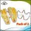 NBRSC 2 Pack Taco Holder Stainless Steel Taco Rack for Soft or Hard Tacos