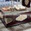BISINI New Classic Square Gold Foil Tea Table