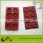 6 Cups Different Color Cake Mold Liquid Silicone Rubber Molds FDA