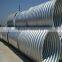 large diameter corrugated galvanized steel culvert pipes