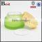 50g  best sellers frosted green glass cosmetic jar gold aluminum lid personal care cream empty cosmetic glass jar