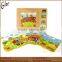 Kids educational toy wooden 3D multi layer puzzle