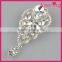 Wholesale Fashion Crystal and Rhinestone Skull Brooch WBR-1674