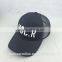 Fashion 6 panel trucker hat and snapback mesh cap with embroidery