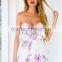woman printing romper and playsuit new in style summer beach sexy playsuit