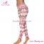 china wholesale 92% polyester 8% spandex printed leggings