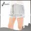 Light french terry rolled shorts with beauty design for girls