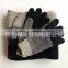Fashion black knitted beret hat and scarf 2pcs sets