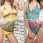 Sexy Hot One Piece Swimsuit Push Up Bikini Hollow Crochet Knitting Bikini