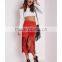 2015 New Style Long Sleeve Crop Top Wholsale off Shoulder Top