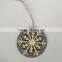 Decoration Items Round Wooden Snowflakes Christmas Crafts