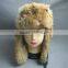 fashion winter man warm custom rabbit fur trapper hat