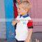 New fashion summer white short sleeve tshirt kids polo
