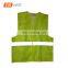 Promotional fluorescent green cheap safety vest for emergency