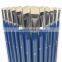 Blue long wooden handle bristle brush, bright, #1~#12