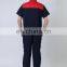 Customized Cotton Work Uniform / Personalized Coveralls with Short Sleeve for Summer