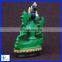 resin green sitting Tara buddha statue desk decoration