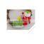 Rattan Cane Santa Claus Christmas Wreath Door Decoration Holiday Wreath Circle Rattan Cane Hanging Decoration