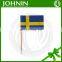 Hot selling promotional textile print country toothpick flag