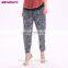 New Design Customized Leaf Print Casual Rayon Boho Harem Trouser Pants