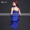 L-7099 Long tassel sexy milk silk latin dance dress