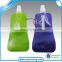 Foldable 500ml plastic bottle with logo print on both sides