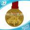 Promotion Gift Custom Zinc Alloy Metal Sport Medal with Ribbon