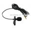 Lavalier Lapel Clip-on Recording Microphone for IOS Devices Android Devices Desktop Computer and Cameras